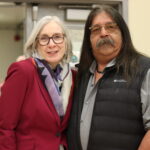 Minister Hajdu with Councillor from Biigtiigong Nishinaabeg