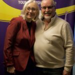 Minister Hajdu and Al Cresswell at CFNO Studio
